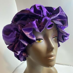 Double sides extra large satin bonnets